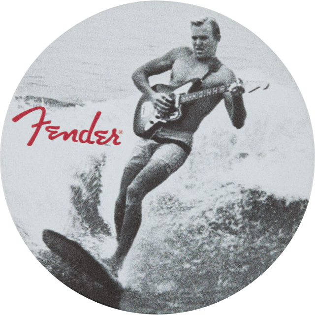Set sottobicchieri  Fender™ Vintage Ads 4-Pk Coaster Set, Black and White