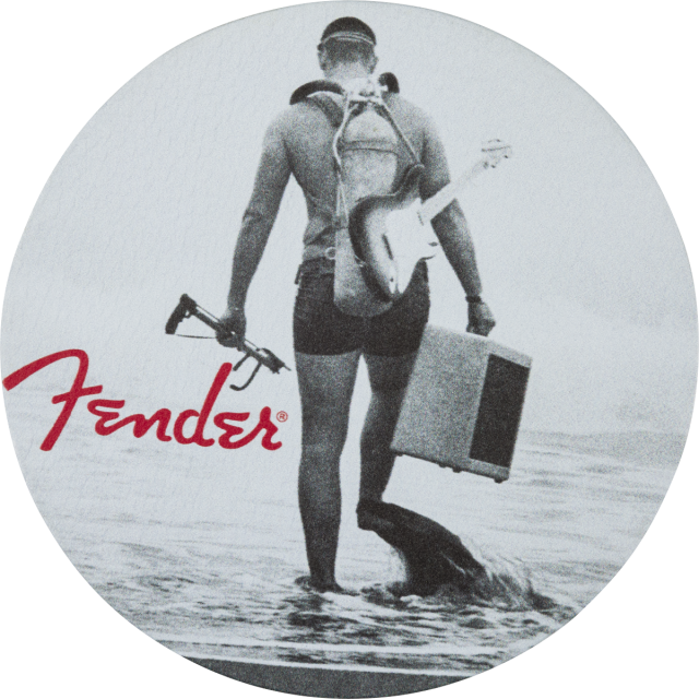 Set sottobicchieri  Fender™ Vintage Ads 4-Pk Coaster Set, Black and White