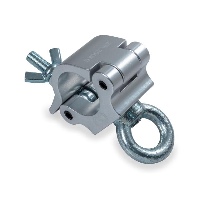 ALUMINIUM CLAMP WITH 41-53 MM WITH RING 500 KG