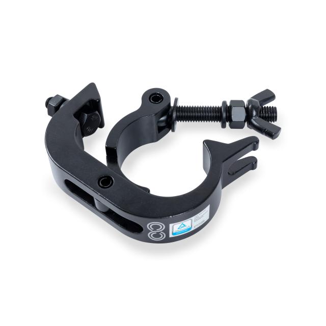 BLACK ALUMINIUM CLAMP 44-52 MM 250 KG