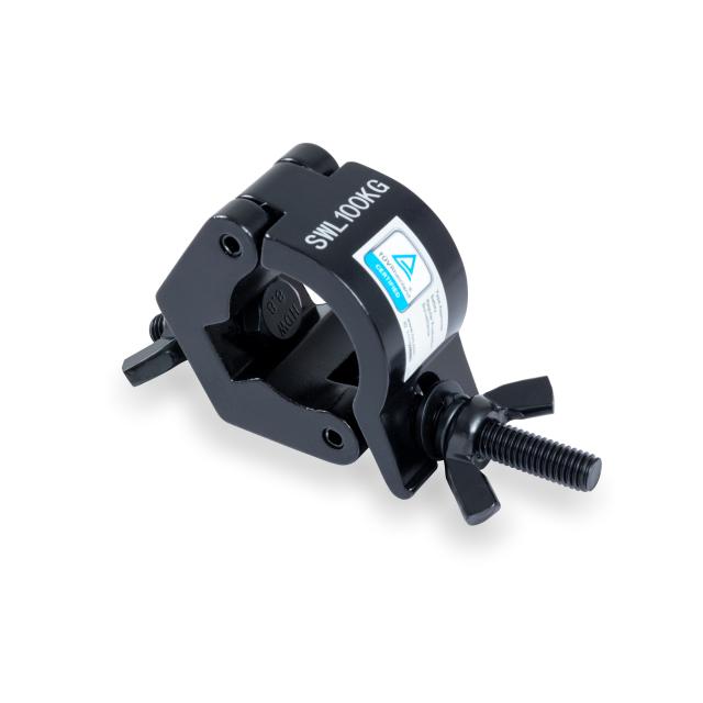 CLAMP  ALUMINIUM BLACK 28-34 MM 100 KG
