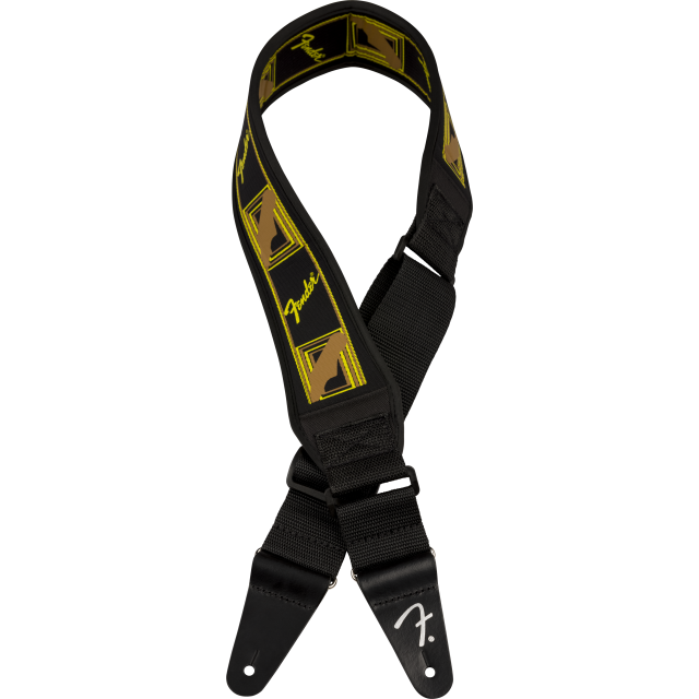 Swell™ Neoprene Strap, Blk/Ylw/Brn Mono, 2.5"