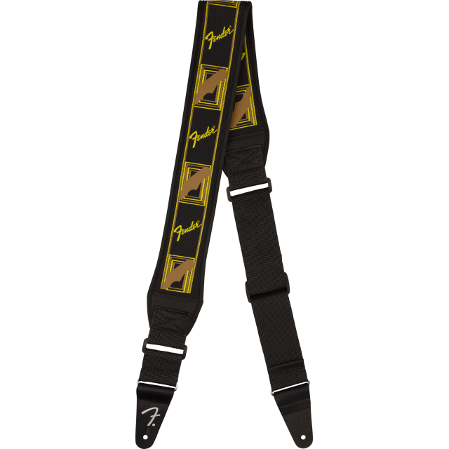 Swell™ Neoprene Strap, Blk/Ylw/Brn Mono, 2.5"