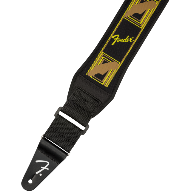 Swell™ Neoprene Strap, Blk/Ylw/Brn Mono, 2.5"