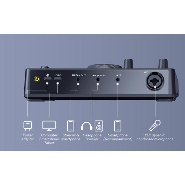 Mixer ed Interfaccia Audio Maonocaster