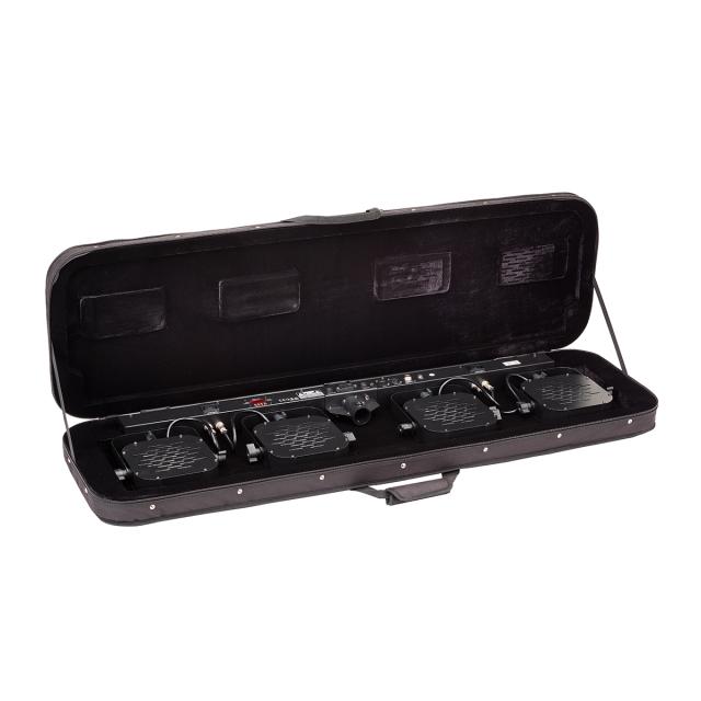Kit Luci composto da 4 PAR ciascuno con 7 LED da 3W RGB