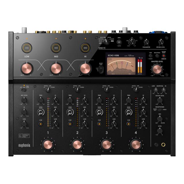 Professional 4-channel rotary mixer