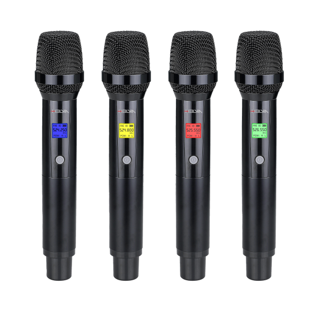 Verba-401 UHF True Diversity Wireless System con Autoscan - 4 mic a mano A1 (516-558 MHz)