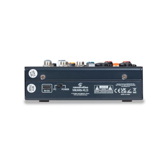 4-Channel Mixer with Digital Effect, Player, OTG and Audio Interface