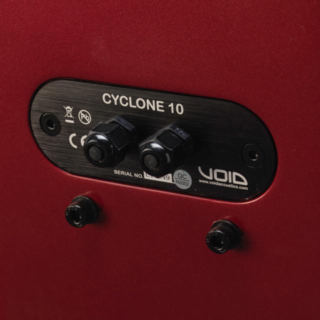10" 2-way passive speaker for indoor/outdoor use (red)