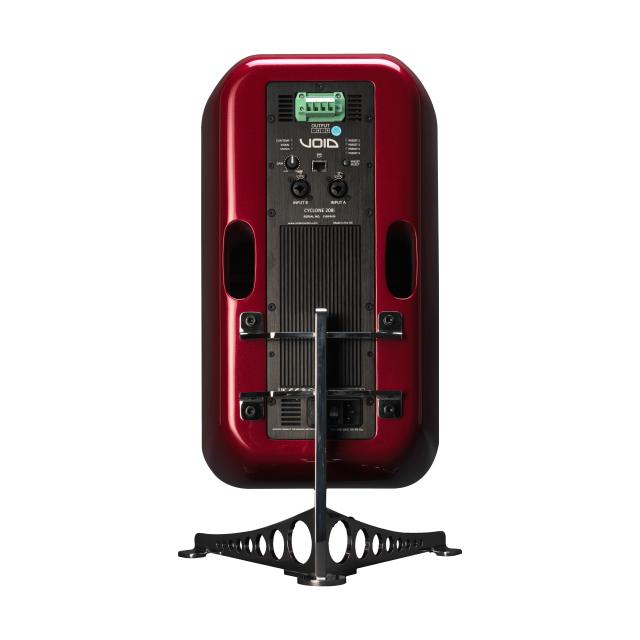 Subwoofer attivo reflex con doppio woofer da 8” e modulo amplificatore, 600 W, DSP a 24-bit, IP-rated (colore Rosso)