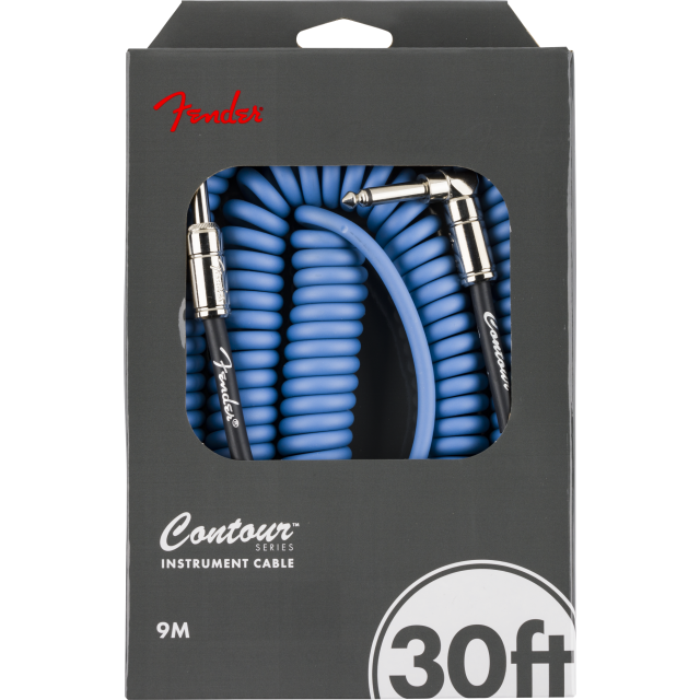 Contour™ 30' Coiled Cable, Lake Placid Blue