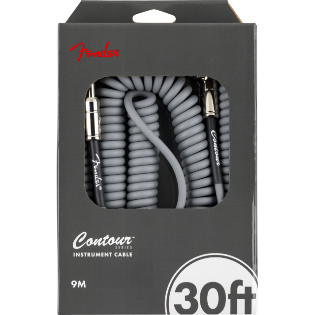 Contour™ 30' Coiled Cable, Inca Silver