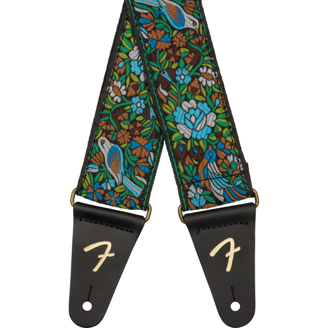 Mosaic Jacquard Strap, Green