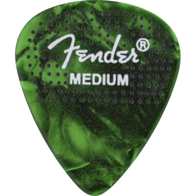 351 Dotted Celluloid Picks, 12-Pack, Medium