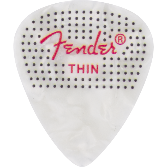Plettri Fender 351 Dotted Celluloid Picks, 12-Pack, Thin 1980200100