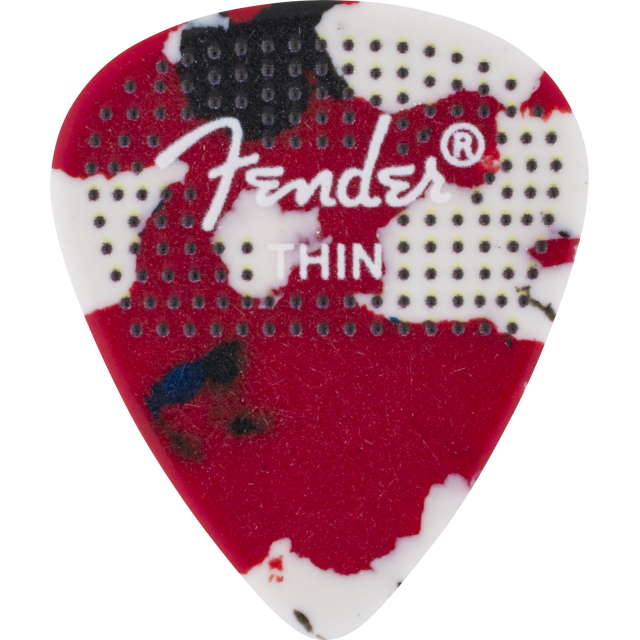 Plettri Fender 351 Dotted Celluloid Picks, 12-Pack, Thin 1980200100
