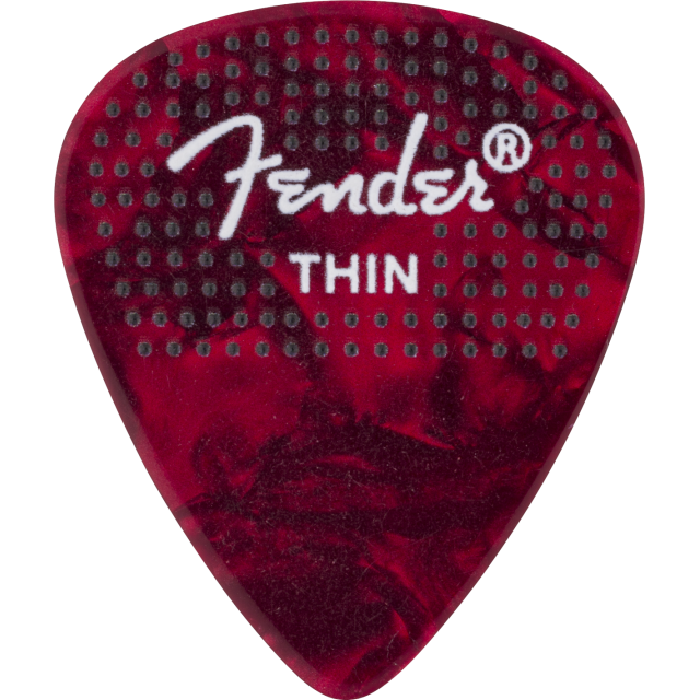 Plettri Fender 351 Dotted Celluloid Picks, 12-Pack, Thin 1980200100