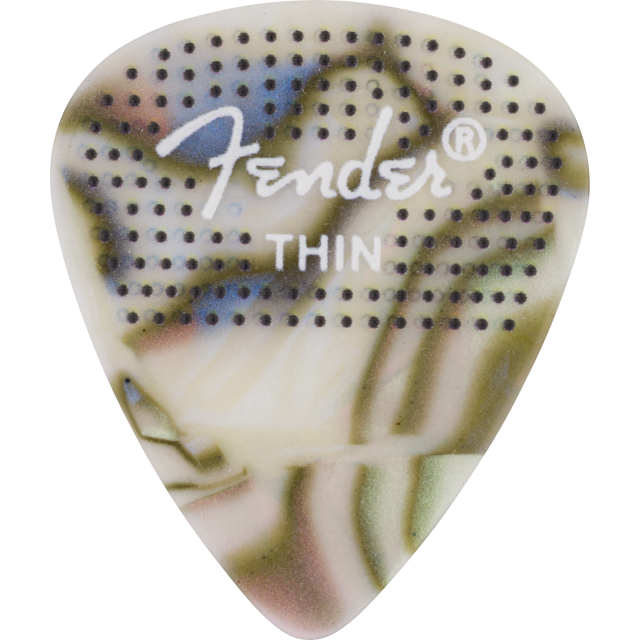 Plettri Fender 351 Dotted Celluloid Picks, 12-Pack, Thin 1980200100