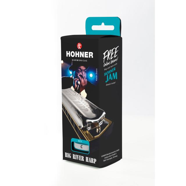 Hohner Big River Harp Harmonica, Db-major
