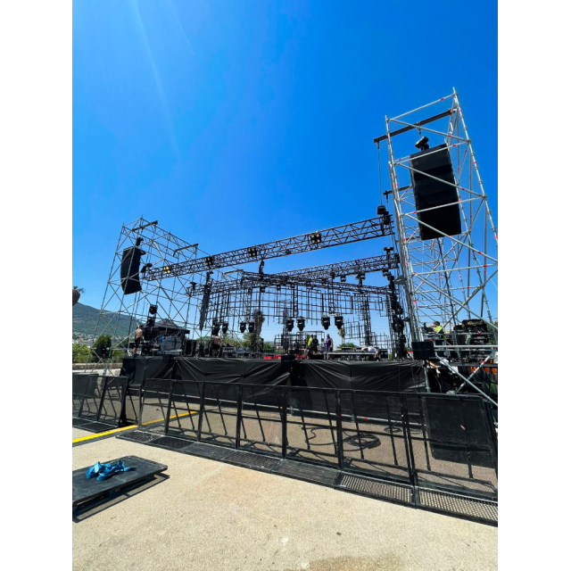 2 Meters Square Truss Section for Heavy Loads black (EC52C2B)