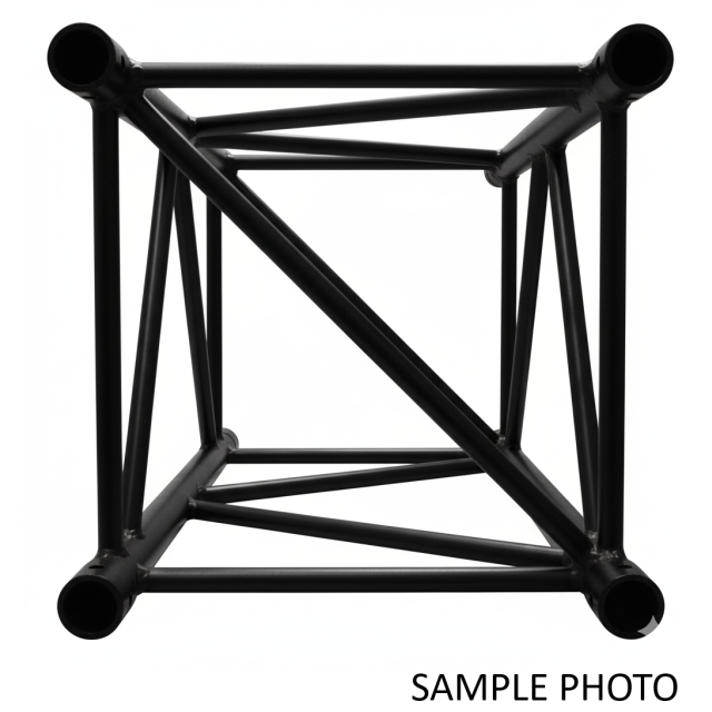 Sezione di Truss Quadrata da 0,5 Metri per Carichi Elevati Nera (EC52C05B)