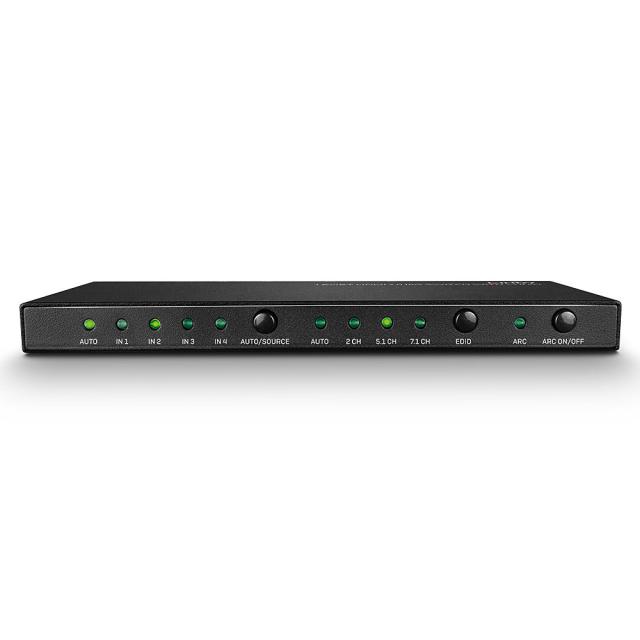 4 port HDMI 2.0 Switch with Audio Extractor