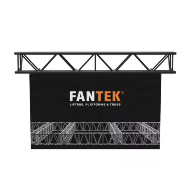 Truss R200 Rettangolare da 2m Nera SERIE F (F70FKR200B)