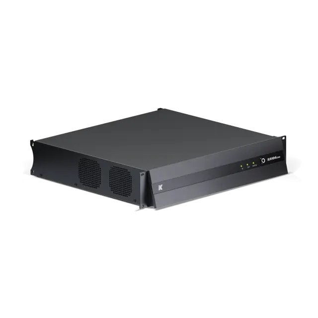 Amplificatore Classe D per Intrattenimento Live, 4x2500W @ 4 Ohm, DSP Integrato, 2x2 Canali Dante Abilitati