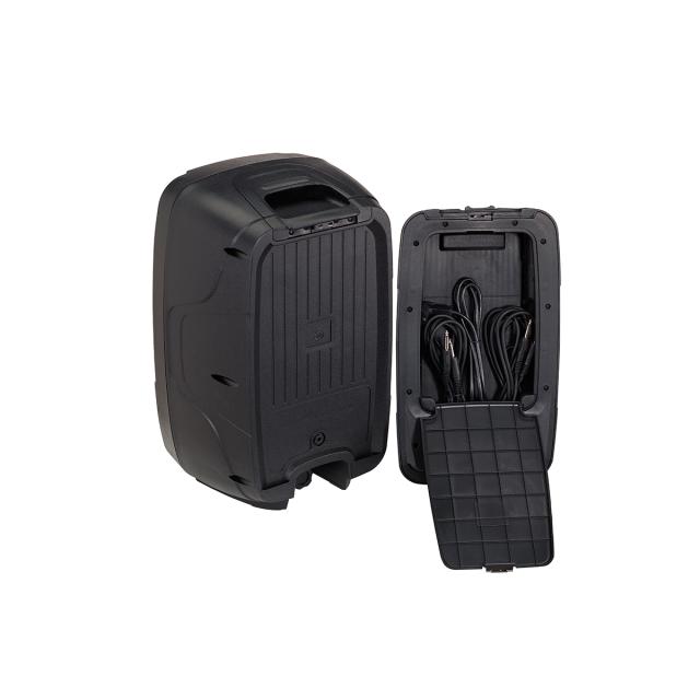 2x100W Portable PA System with active mixer and two passive 2-Way Speakers