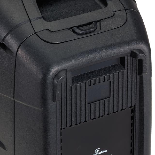 2x100W Portable PA System with active mixer and two passive 2-Way Speakers
