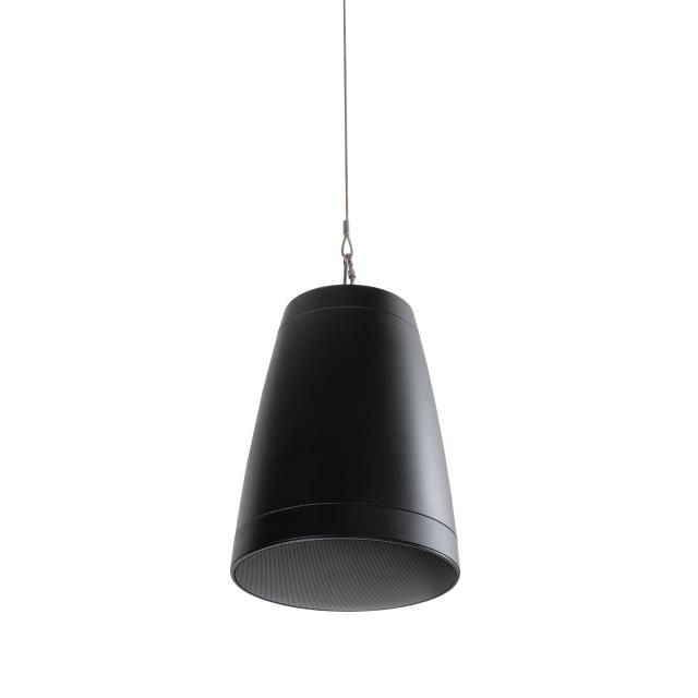 6.5”, 60W 2-Way Open-Ceiling Pendant Speaker (Black)
