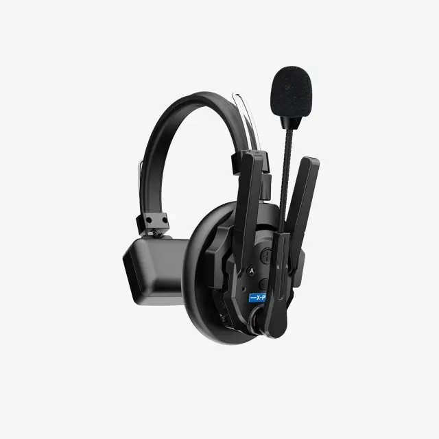 (5x unità, mono auricolare) Sistema di Comunicazione con Cuffia Intercom a Due Vie, Portata di Trasmissione di 500 m
