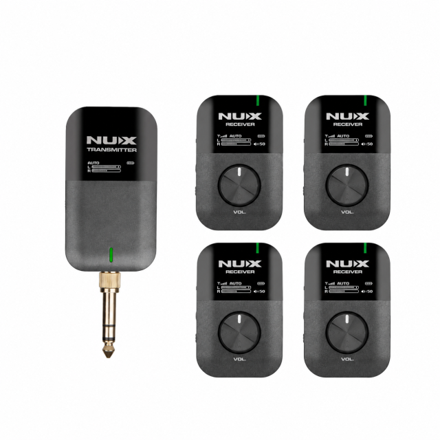 5.8 GHz Wireless in-ear monitoring system (1 TX + 4 RX set)