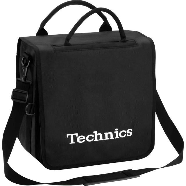 Borsa Convertibile Porta Vinili da DJ (Capacità: 45 dischi - Colore Nero/Bianco)