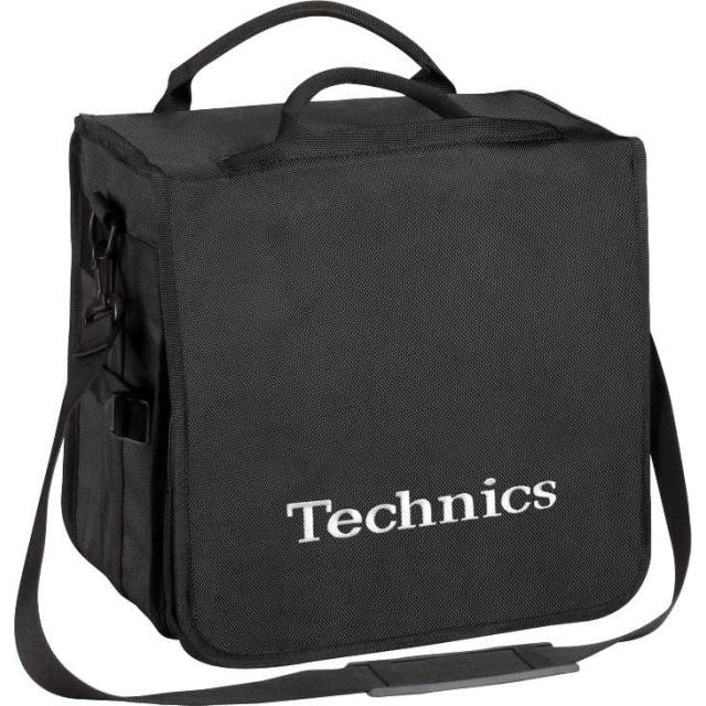 Borsa Convertibile Porta Vinili da DJ (Capacità: 45 dischi - Colore Nero/Argento)