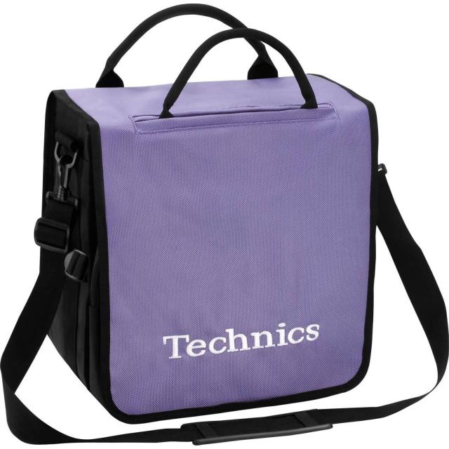 Borsa Convertibile Porta Vinili da DJ (Capacità: 45 dischi - Colore Viola/Bianco)