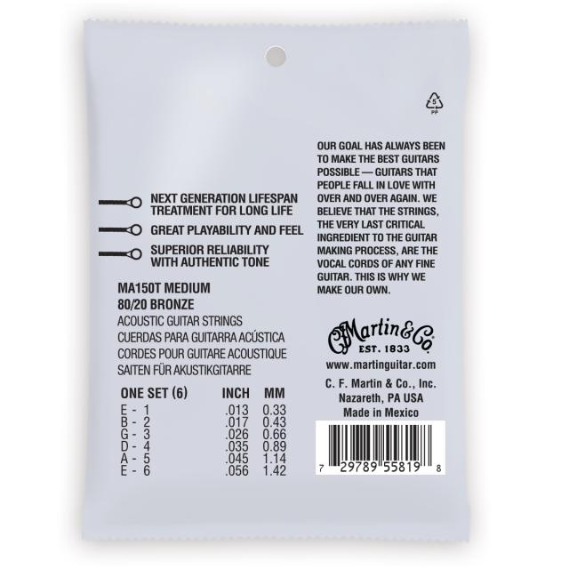 Authentic Acoustic Lifespan® 2.0, 80/20 Bronze, Medium