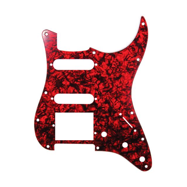 Strat Pickguard Red Pearl (H-S-S)