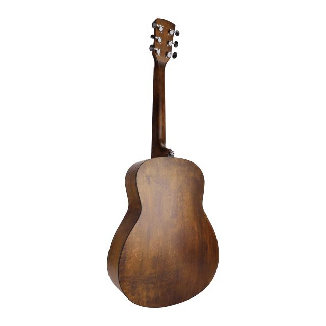 Chitarra acustica Compact con top in abete massello, rosetta incisa e preamp