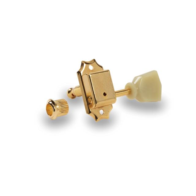 Set di Meccaniche per Chitarra Elettrica 3L/3R (Gold)