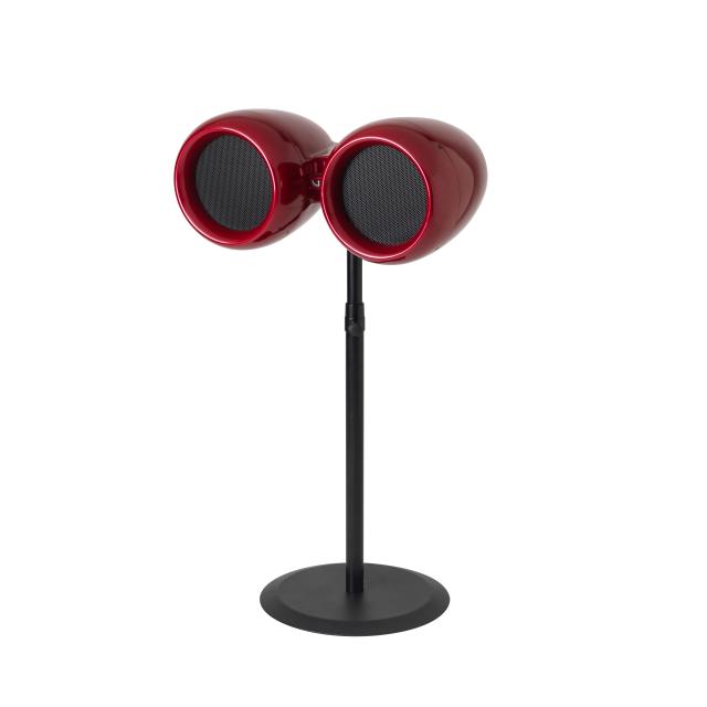 Passive coaxial speaker with twin 10" woofers (red)