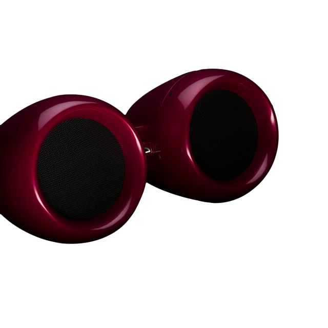 Passive coaxial speaker with twin 10" woofers (red)