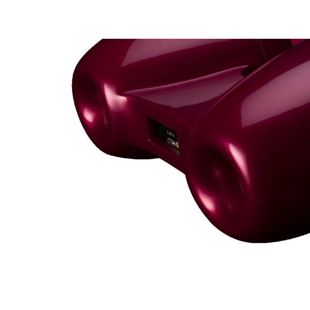 Passive coaxial speaker with twin 10" woofers (red)