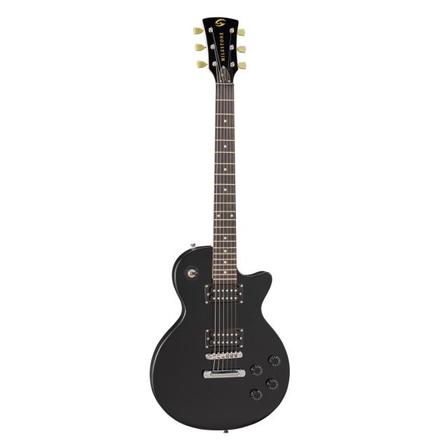 Flat top cutaway electric guitar with 2 humbuckers