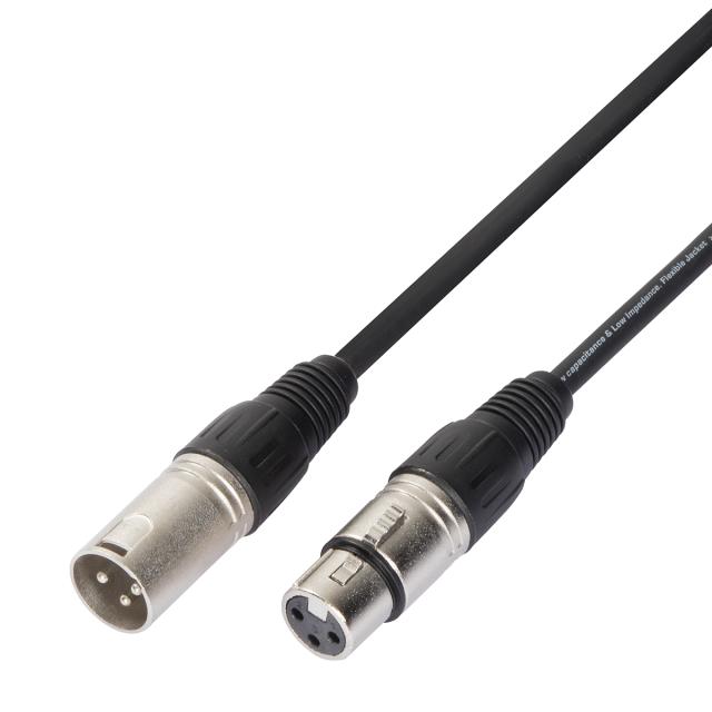 Balanced microphone cable XRL 3P M - XRL 3P F / 10mt