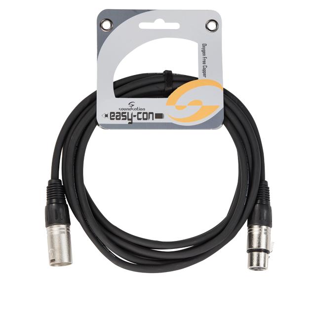 Cavo microfonico bilanciato XRL 3P M - XRL 3P F / 3mt