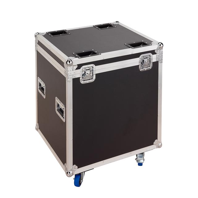 Set of 4x slim 25x10W RGBW blinders with Flight case