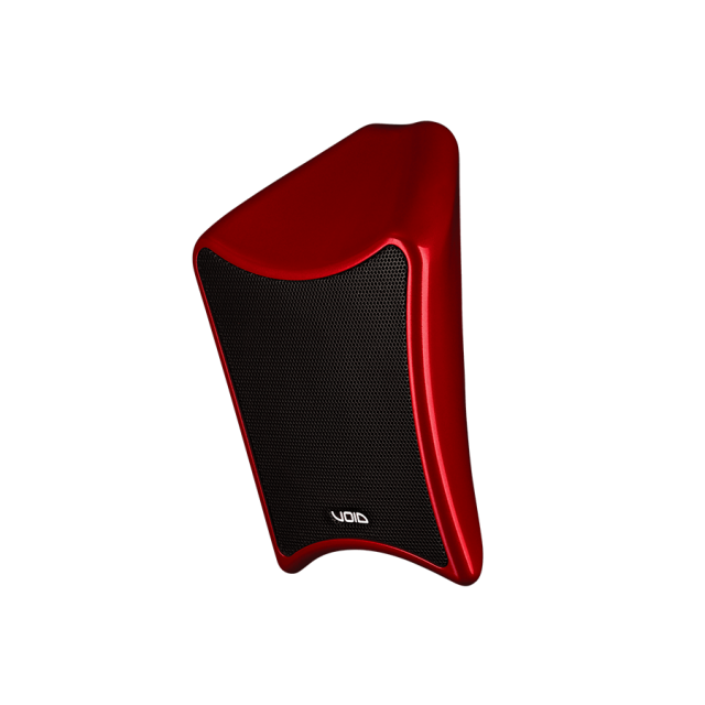 8” two-way passive speaker with coaxial waveguide and fiberglass cabinet (red)