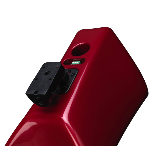 8” two-way passive speaker with coaxial waveguide and fiberglass cabinet (red)